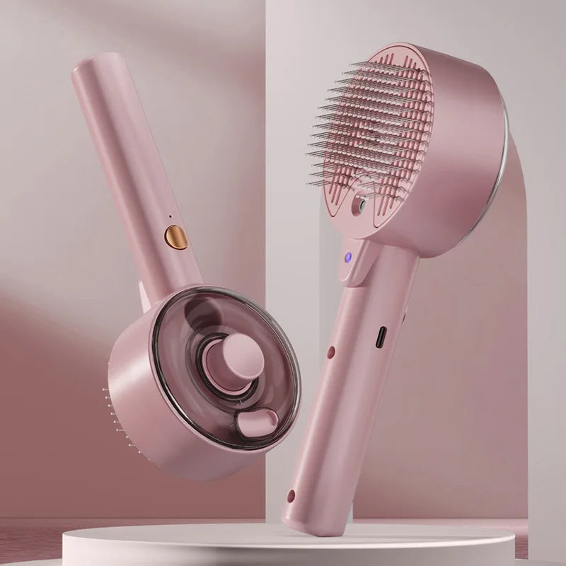 Electric Steam Spray Pet Brush